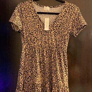 Leopard print dress